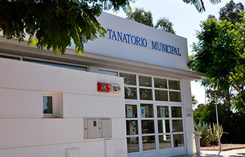 Entrada Tanatorio Cementerio San Roque Puerto Real