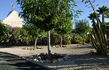 Bosque de los Recuerdos Vista Pirámide Cementerio Mancomunado Chiclana