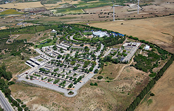 Vista Aérea Cementerio Mancomunado Chiclana